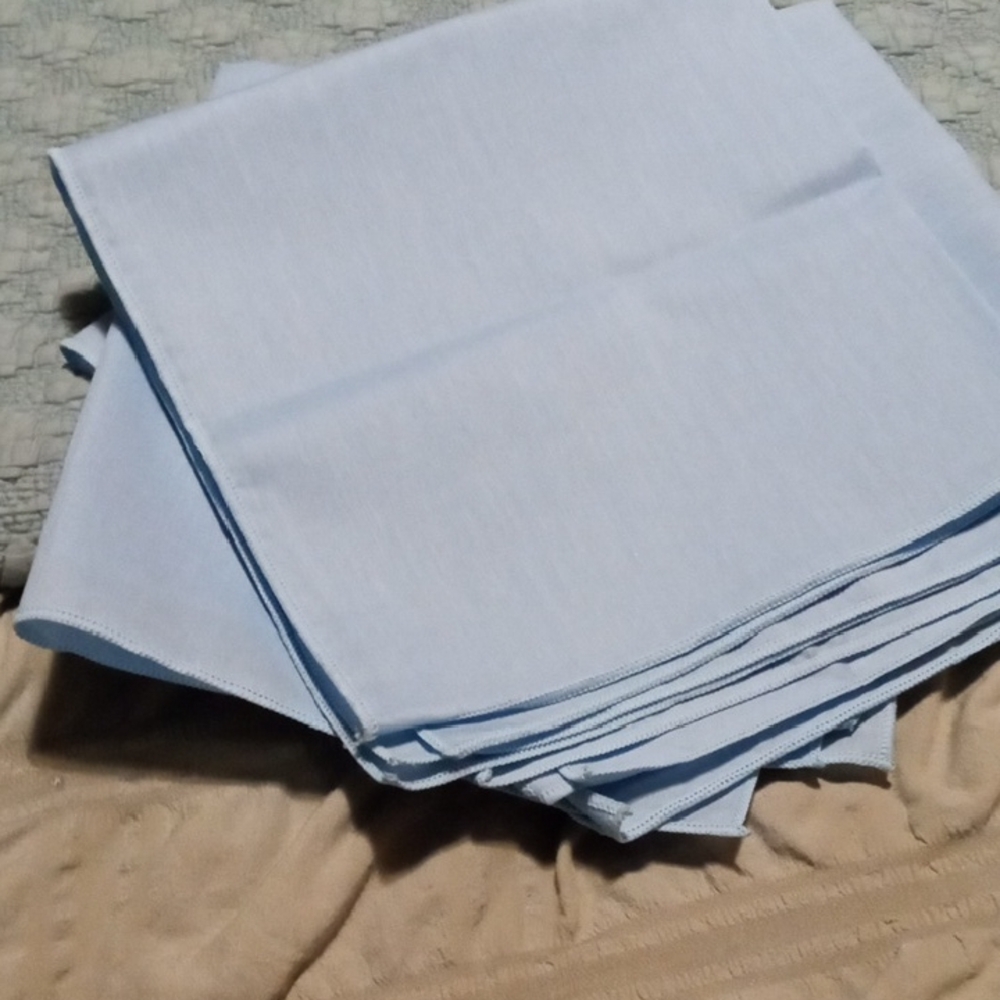 Source Unknown Light Blue Kitchen Linens